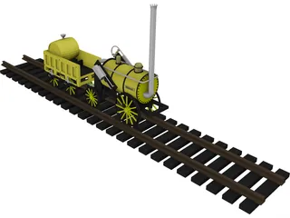 Rocket 3D Model preview