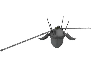 Luna 13 Moon Probe 3D Model preview