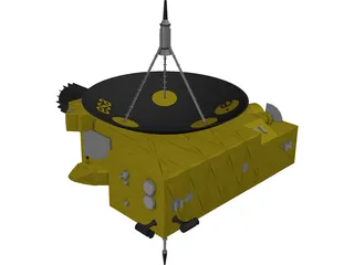 Ulysses ESA Sun Probe 3D Model preview