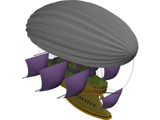 Flying Dutchman 3D Model preview
