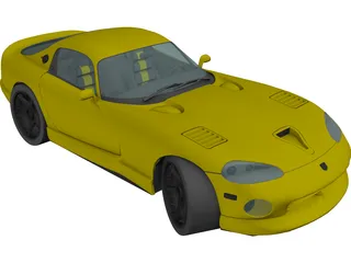 Dodge Viper 3D Model preview