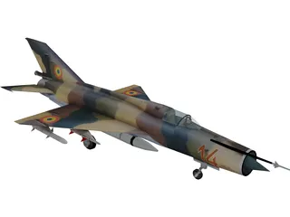 MiG-21 LanceR C 3D Model preview