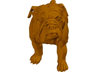 Bulldog 3D Model preview