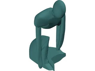 Abstract Moods Sculpture 3D Model preview