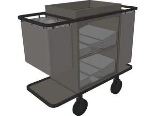 Maid Car 3D Model preview
