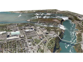 Niagara Falls 3D Model preview