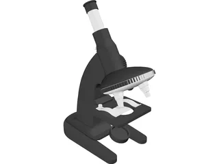 Microscope 3D Model preview