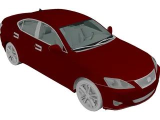 Lexus IS 350 (2006) 3D Model preview