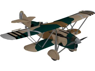 Fiat CR.32 3D Model preview