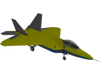 F/A-22 Raptor 3D Model preview