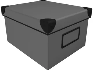Box 3D Model preview