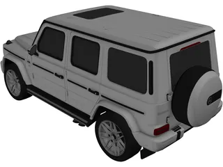 Mercedes-Benz G63 AMG (2019) 3D Model preview