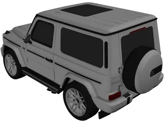 Mercedes-Benz G63 Coupe (2019) 3D Model preview