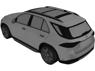 Mercedes-Benz GLE 300d 4matic (2019) 3D Model preview