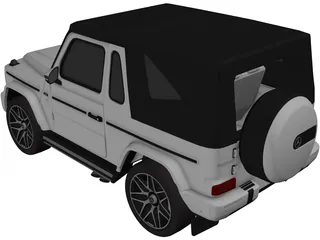 Mercedes-Benz G63 464 Cabrio (2019) 3D Model preview