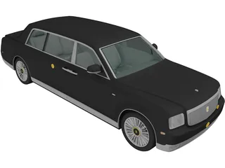 Toyota Century Royal (2006) 3D Model preview