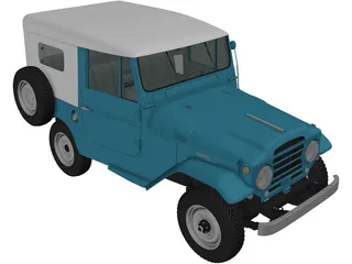 Toyota Land Cruiser [J20] (1958) 3D Model preview