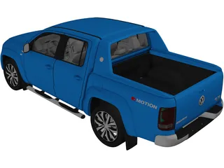 Volkswagen Amarok (2018) 3D Model preview