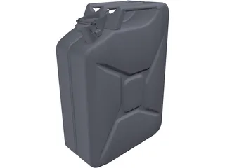 Jerry Can 20 Litres 3D Model preview