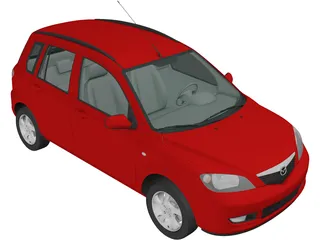 Mazda 2 (2003) 3D Model preview