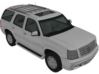 Cadillac Escalade (2002) 3D Model preview