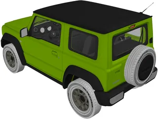 Suzuki Jimny (2019) 3D Model preview