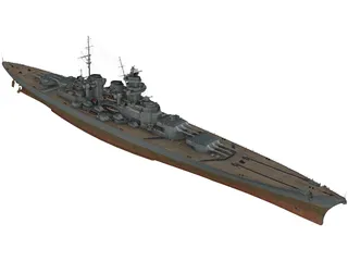Grosser Kurfurst 3D Model preview