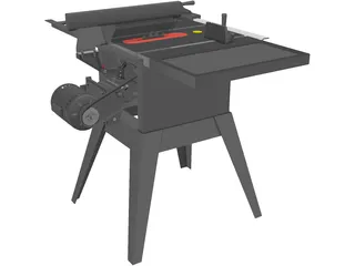 Table Saw 3D Model preview