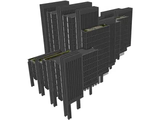One London Wall Place 3D Model preview