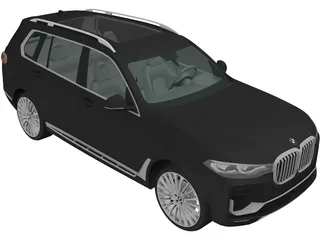 BMW X7 [G07] (2019) 3D Model preview