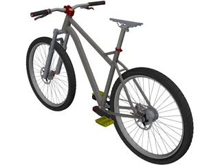 Mountain Bike 3D Model preview