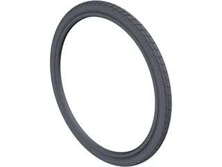 Bicycle Tire 50-622 3D Model preview