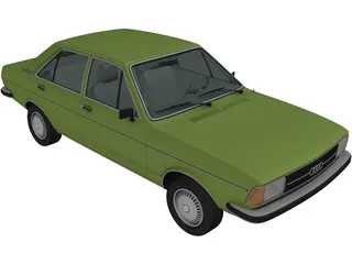 Audi 80 [B1] (1976) 3D Model preview