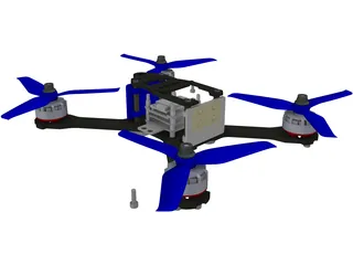 Franz Valve Balloon Drone Navigation 3D Model preview