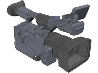 Sony Video Camera 3D Model preview
