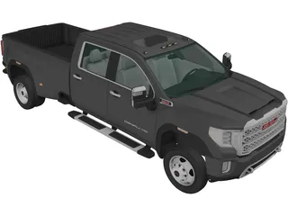 GMC Sierra 3500HD (2019) 3D Model preview