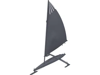 Iceboat DN-60 3D Model preview