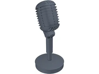 Shure 55 Microphone 3D Model preview