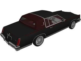 Cadillac Eldorado (1983) 3D Model preview