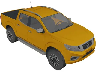 Nissan Frontier/Navara (2019) 3D Model preview