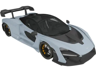 McLaren Senna (2019) 3D Model preview