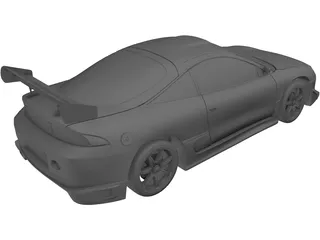 Mitsubishi Eclipse (1995) 3D Model preview