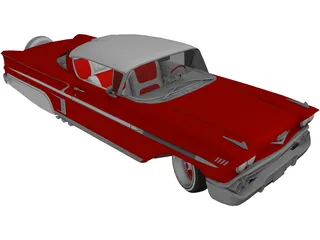 Chevrolet Impala (1958) 3D Model preview
