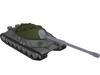 IS-7 3D Model preview