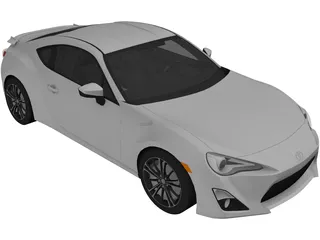 Toyota GT86 (2013) 3D Model preview