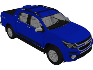 Chevrolet S10 High Country (2018) 3D Model preview