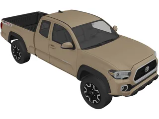 Toyota Tacoma TRD (2016) 3D Model preview