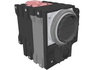 Red Epic Dragon 6K Camera 3D Model preview