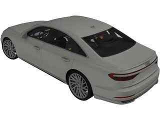 Audi A8 LWB (2018) 3D Model preview