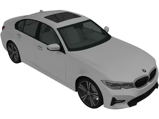 BMW 3-Series (2020) 3D Model preview